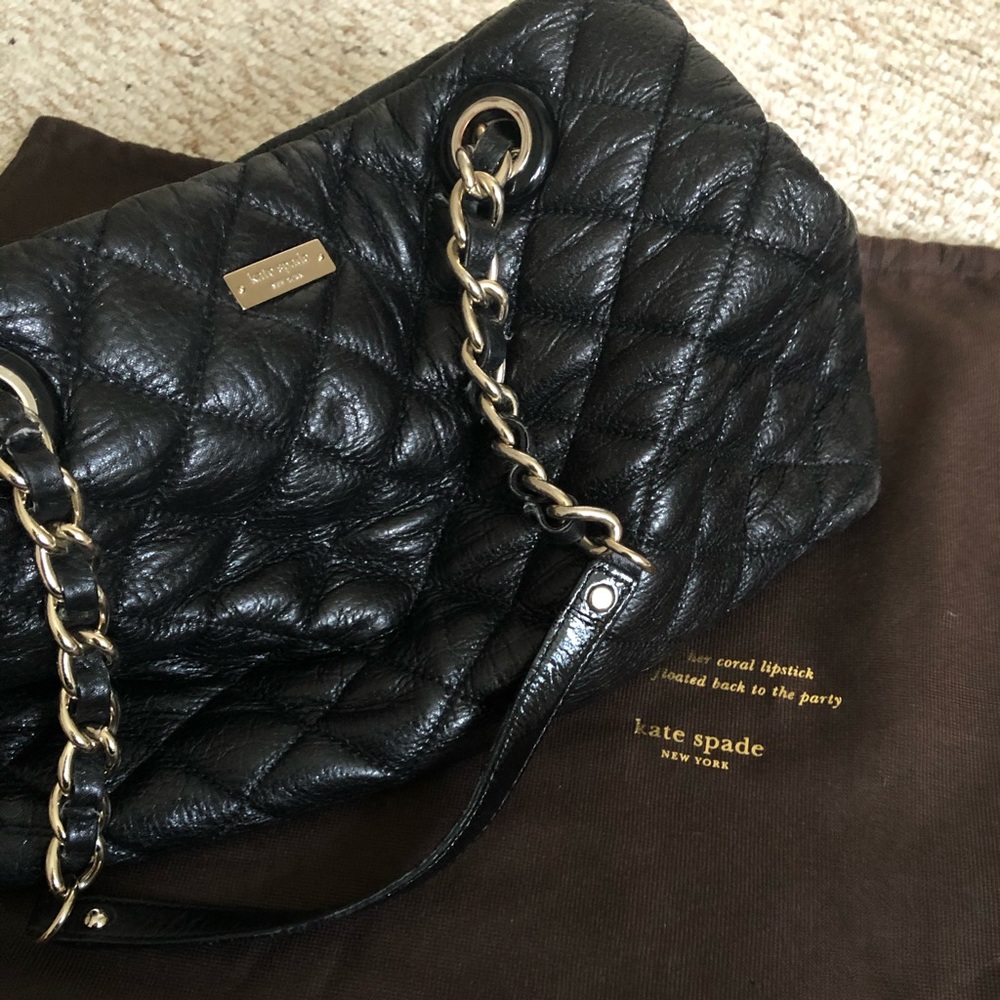 kate spade ♠️ Gold Coast Marion Leather Satchel - Picture 4 of 8